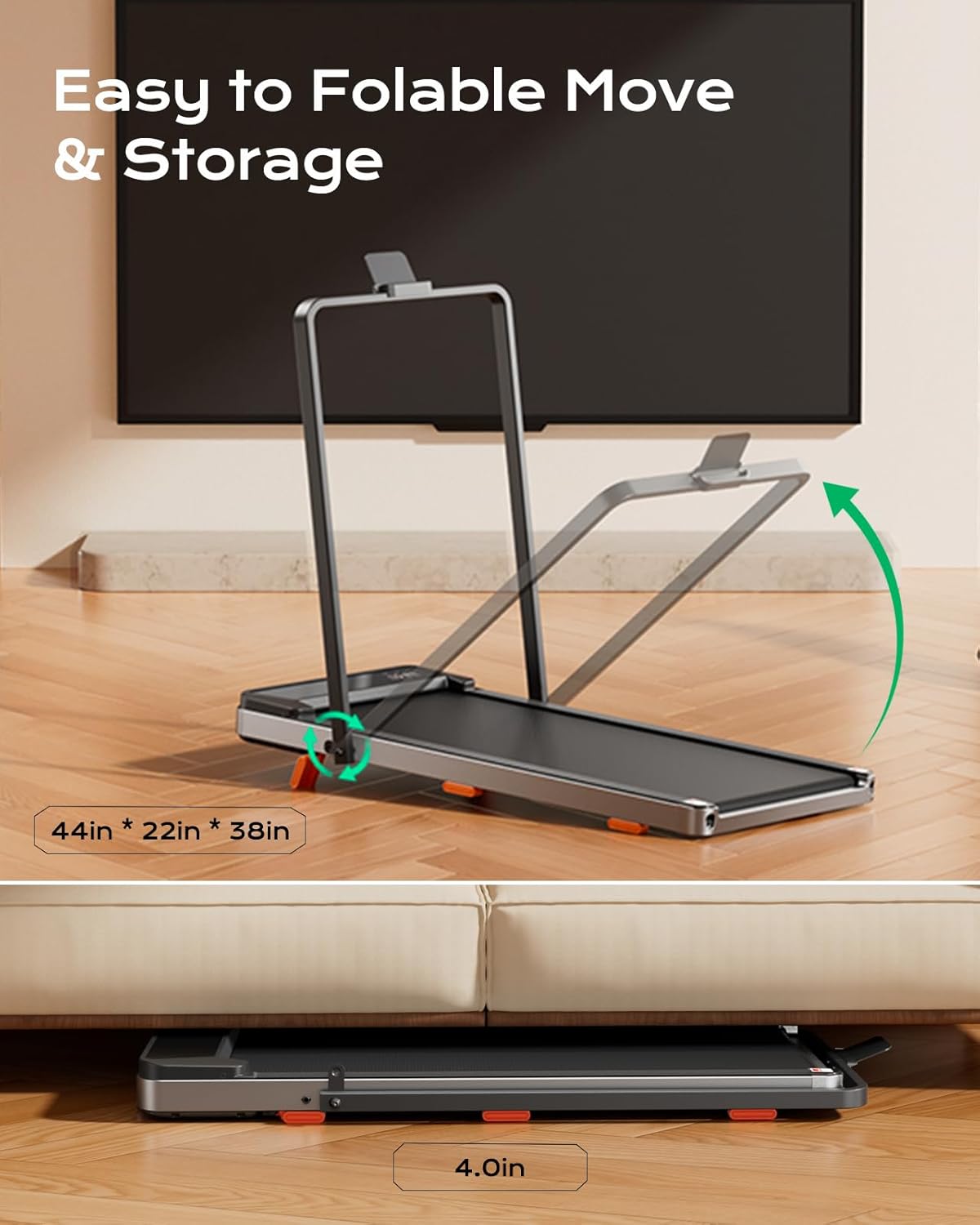 Portable Walking Pad for Home & Office Fitness