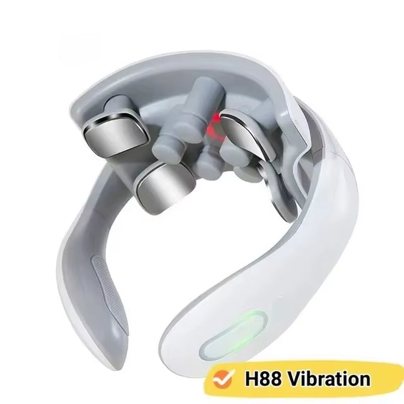 Revolutionary Smart Neck Massager: Soothing Cervical Vibrator with Heating and Magnetic Pulse Technology for Ultimate Pain Relief