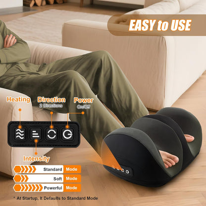 Shiatsu Foot Massager with Heat Therapy
