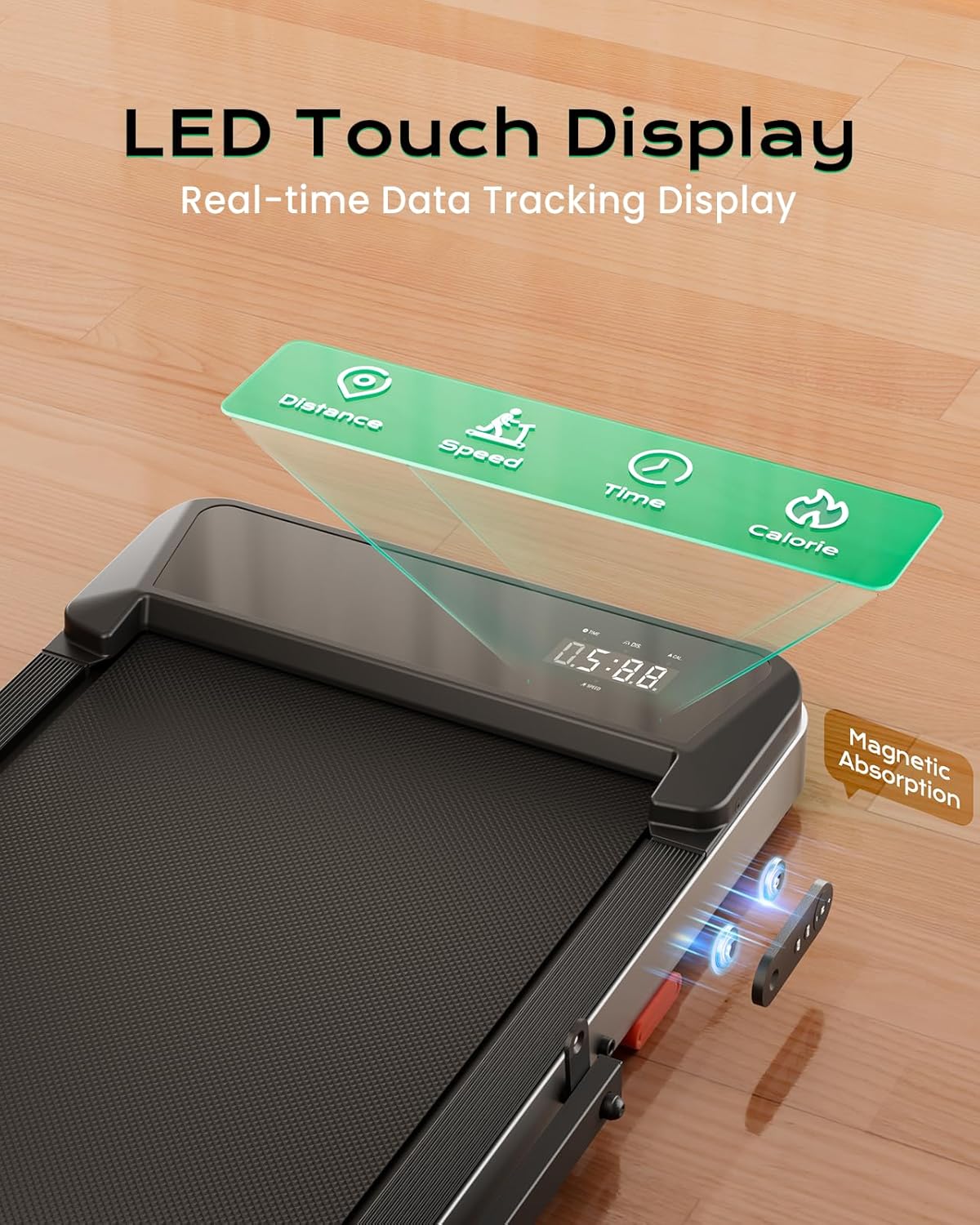 Portable Walking Pad for Home & Office Fitness