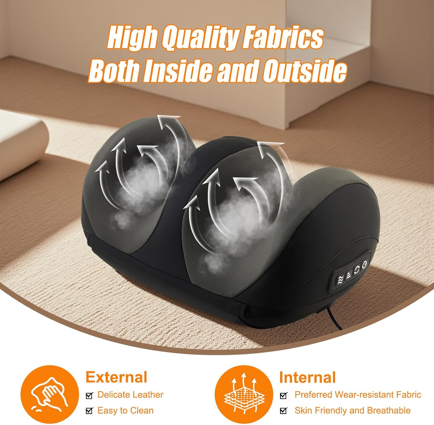 Shiatsu Foot Massager with Heat Therapy