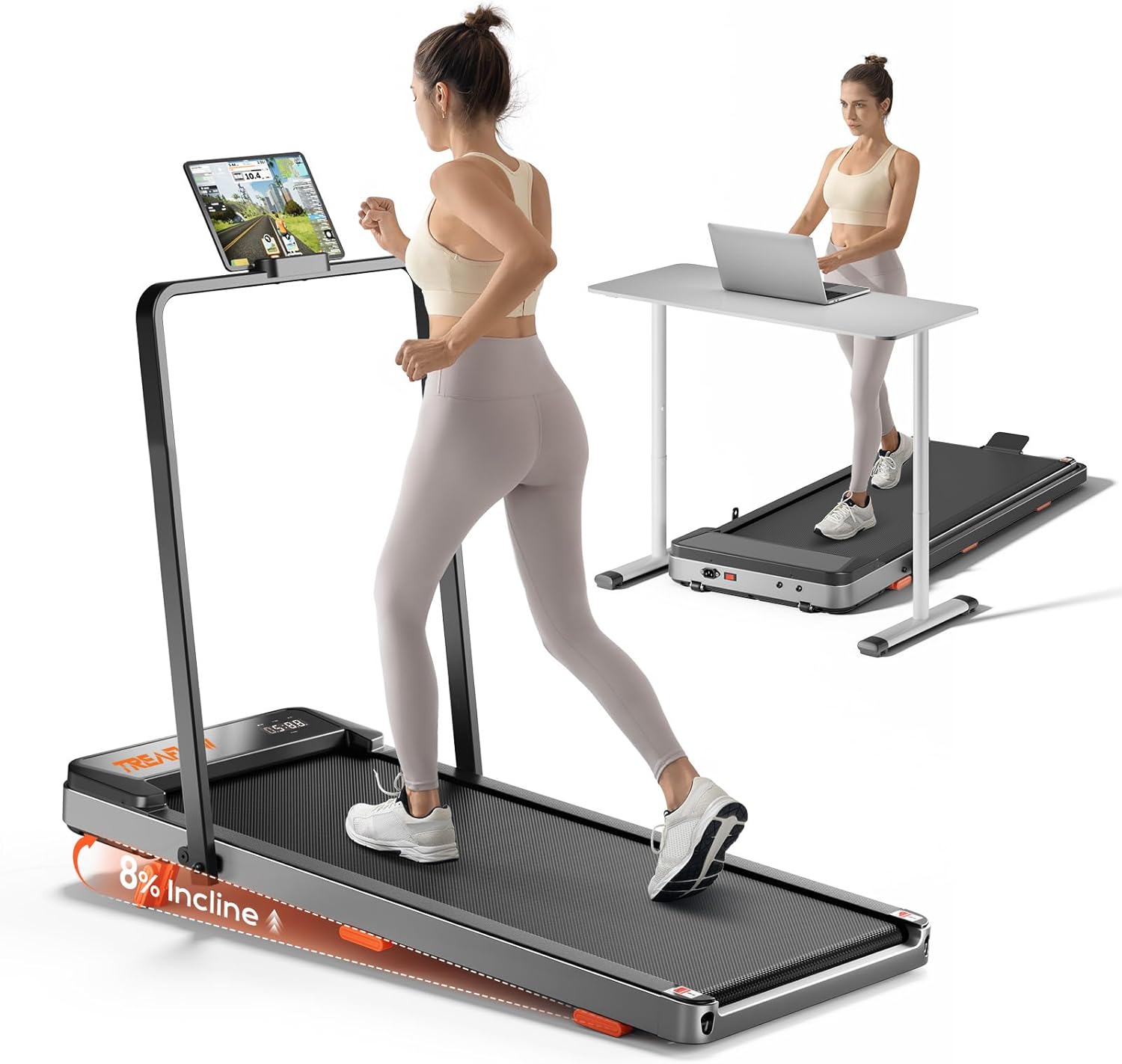 Portable Walking Pad for Home & Office Fitness