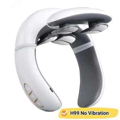 Revolutionary Smart Neck Massager: Soothing Cervical Vibrator with Heating and Magnetic Pulse Technology for Ultimate Pain Relief