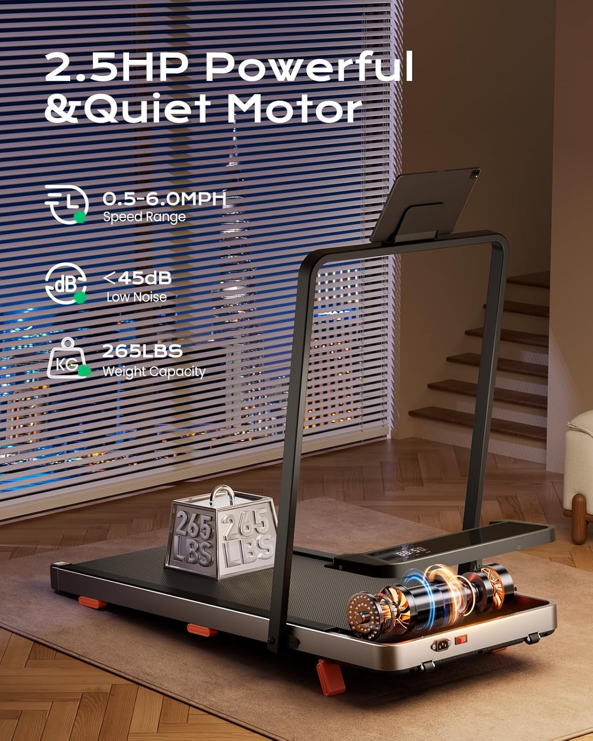 Portable Walking Pad for Home & Office Fitness