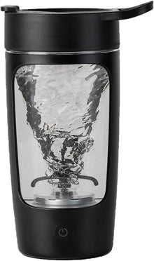 Electric Shaker Bottle, Blender Bottles for Protein Mixes, | Tritan | BPA Free| Portable Mixer Cup, Rechargeable Shake Cups and Meal Replacement Shakes, 22 Oz(Black)