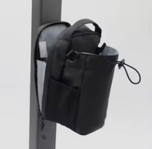 Magnetic Gym Bag for Men and Women,Water Bottle Bag with Phone Pockets & Shoulder Strap,Powerful Magnet Gym Pouch,Magnetic Bag for Sports,Work(Black)