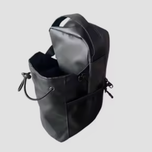 Magnetic Gym Bag for Men and Women,Water Bottle Bag with Phone Pockets & Shoulder Strap,Powerful Magnet Gym Pouch,Magnetic Bag for Sports,Work(Black)