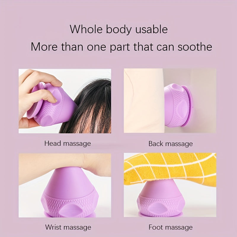 Revolutionary Silicone Massage Cone - Deep Tissue Relief for Back, Arms, and Feet - Your Ultimate Muscle Recovery Tool!